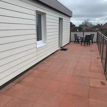 Ferienwohnung Mit Wunderschoener Grosser Dachterrasse - 500 Meter Zum Hauptstrand V Duhnen Doese アパート